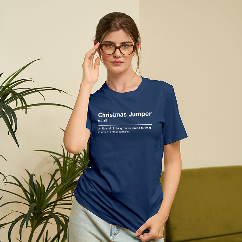 Christmas Jumper Sarcastic Definition Geek T-Shirt